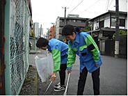 清掃活動の様子